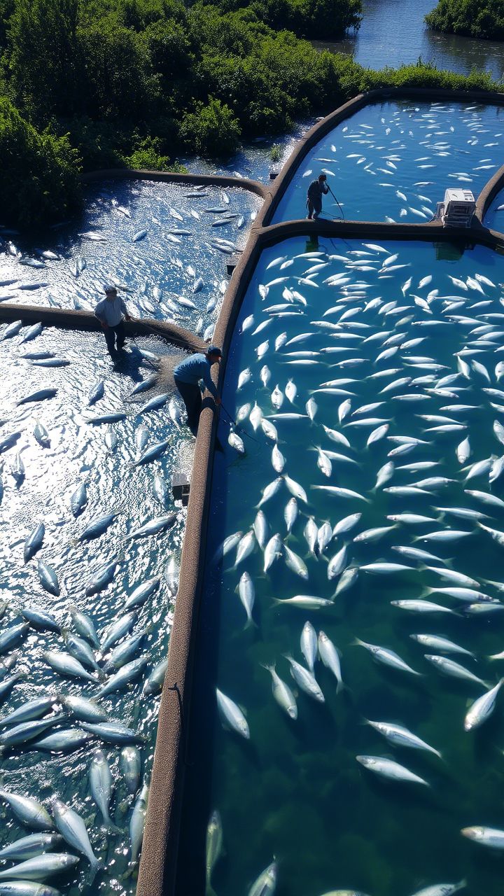 Sustainable Closed-Loop Aquaculture and Fish Farming Infrastructure